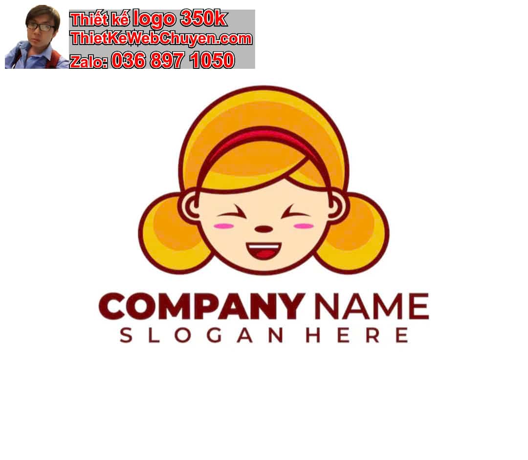 Thiết kế logo online mặt người