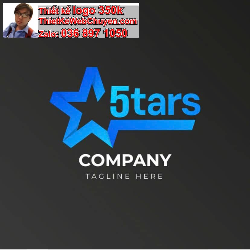 Thiết kế logo online ngôi sao