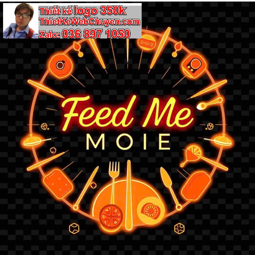 Thiết kế logo online nhà hàng ẩm thực