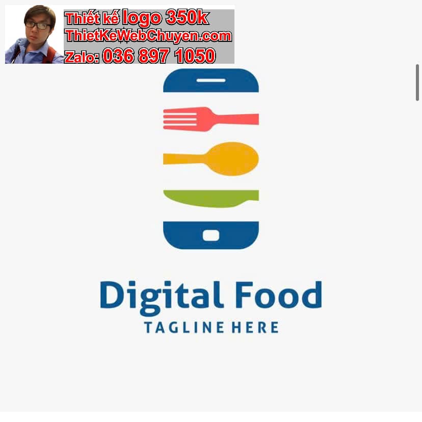 Thiết kế logo online nhà hàng ẩm thực