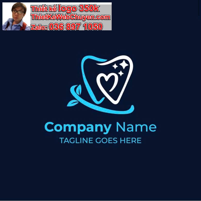 Thiết kế logo online nha khoa răng 