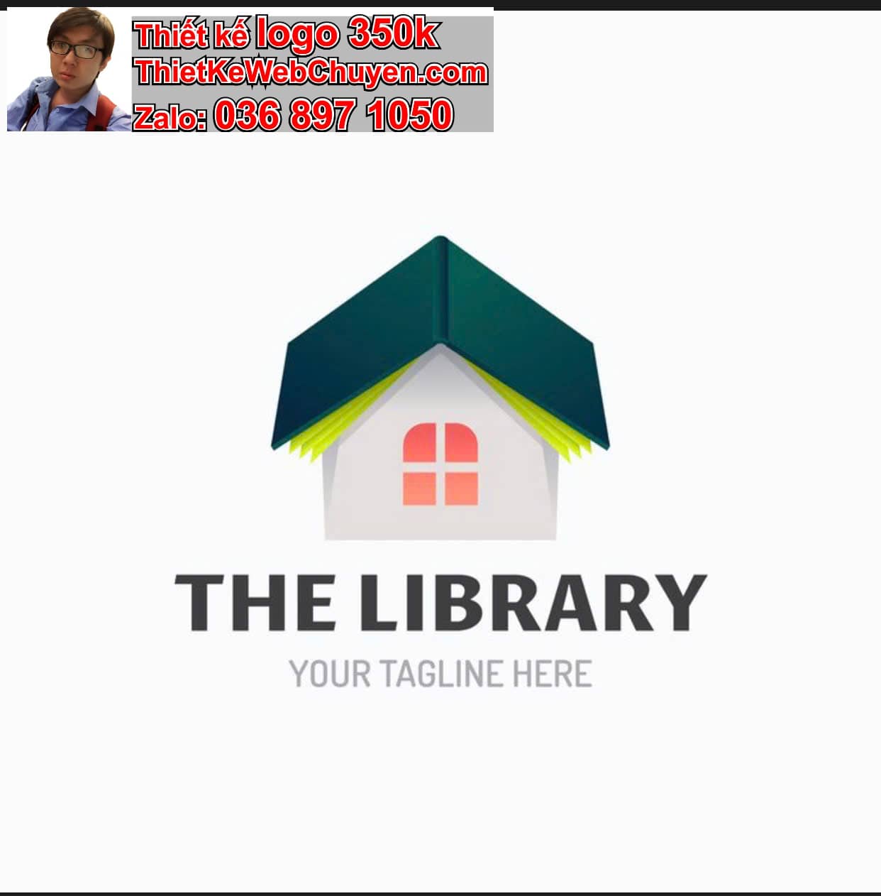 Thiết kế logo online nhà sách 