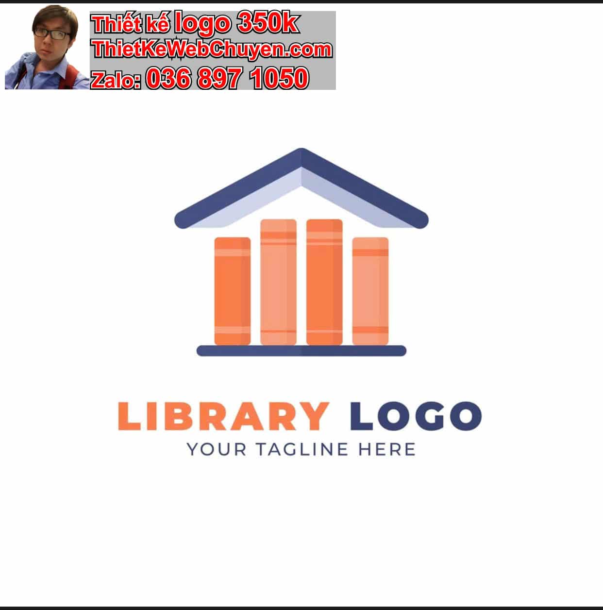 Thiết kế logo online nhà sách 