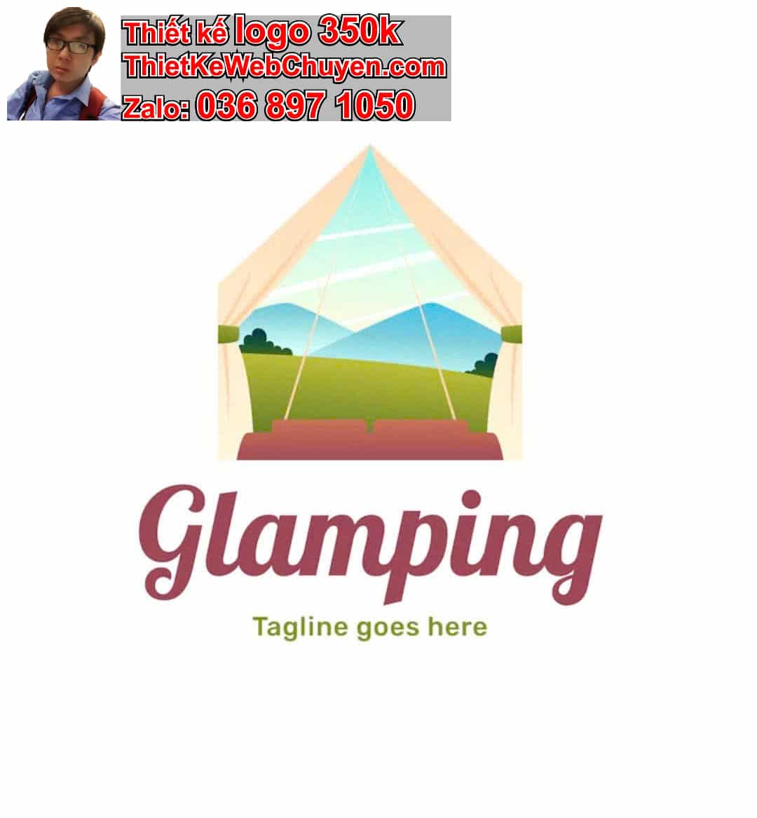 Thiết kế logo online nhà sàn