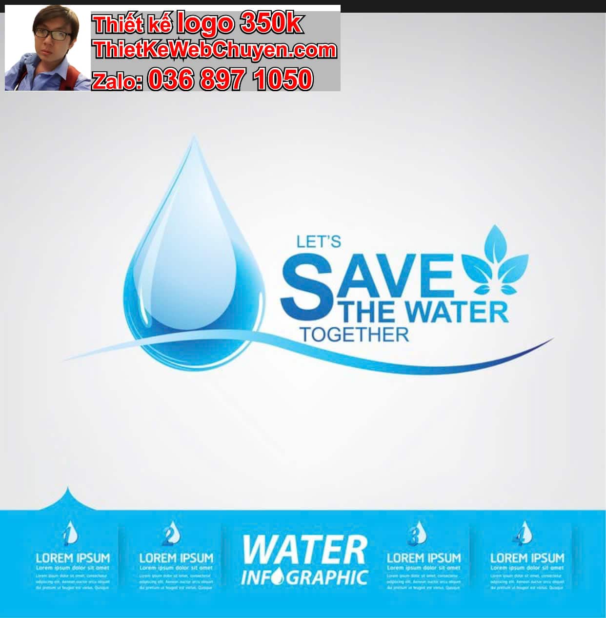 Thiết kế logo online nước 