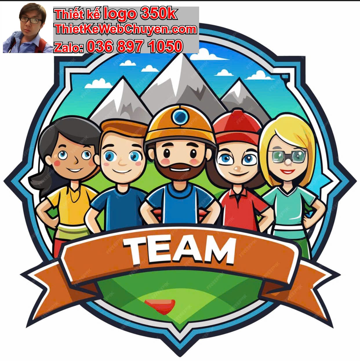 Thiết kế logo online Teambuilding