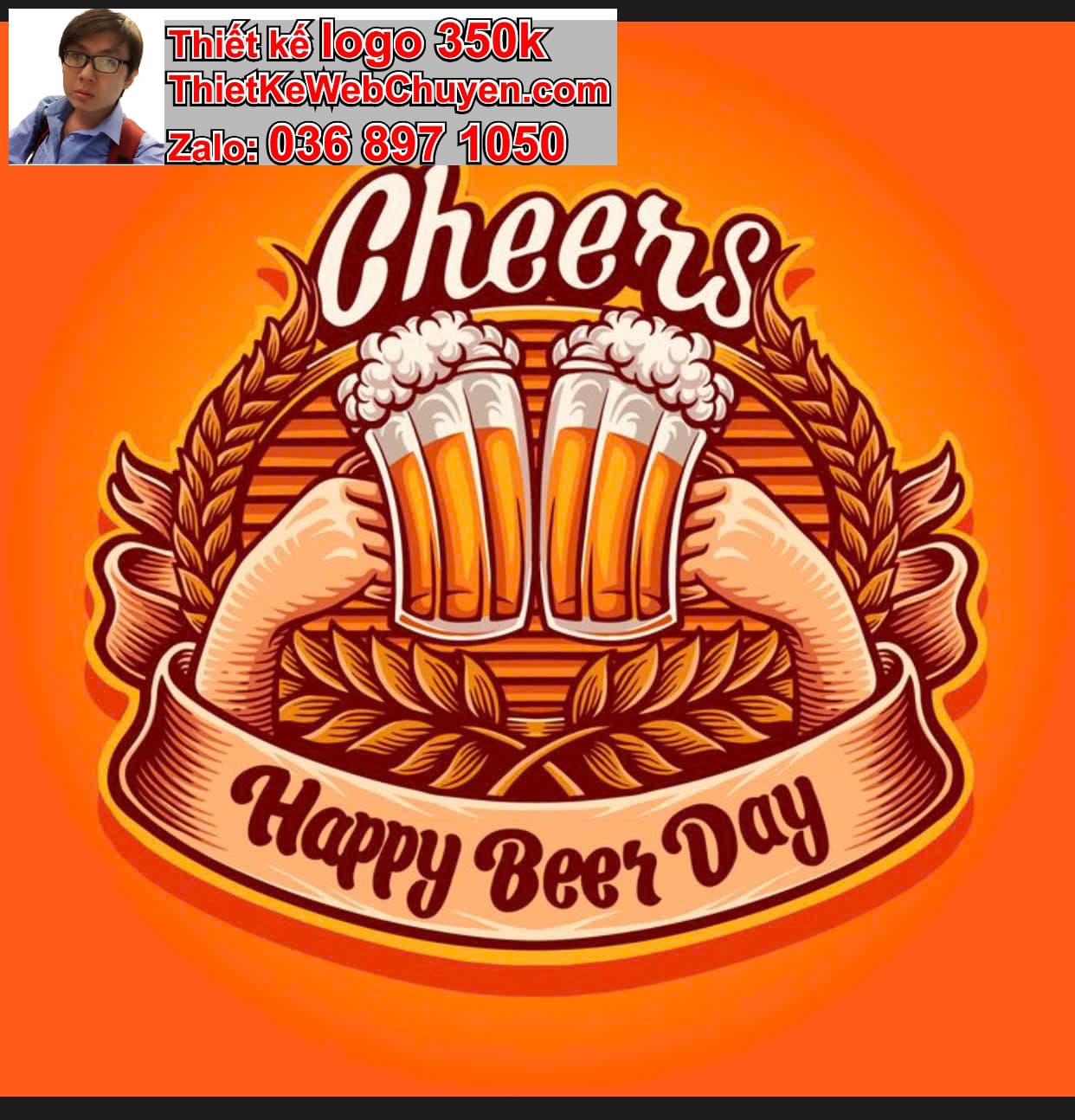 Thiết kế logo online bia nước ngọt
