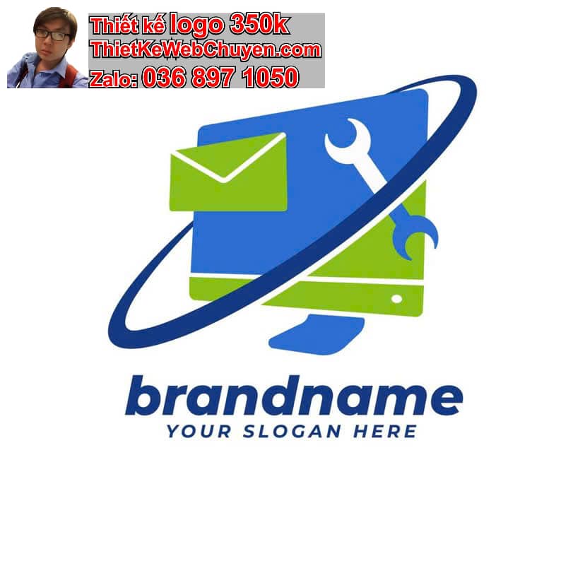 Thiết kế logo online cơ điện