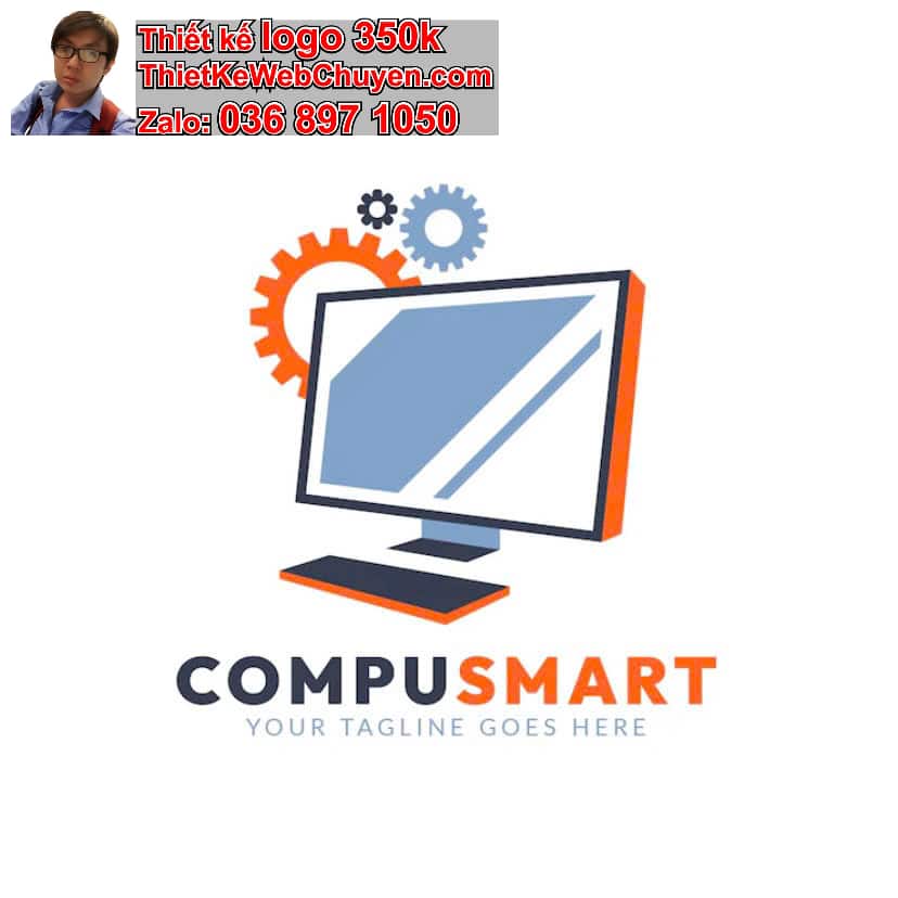 Thiết kế logo online cơ điện