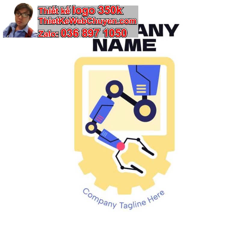 Thiết kế logo online cơ khí 