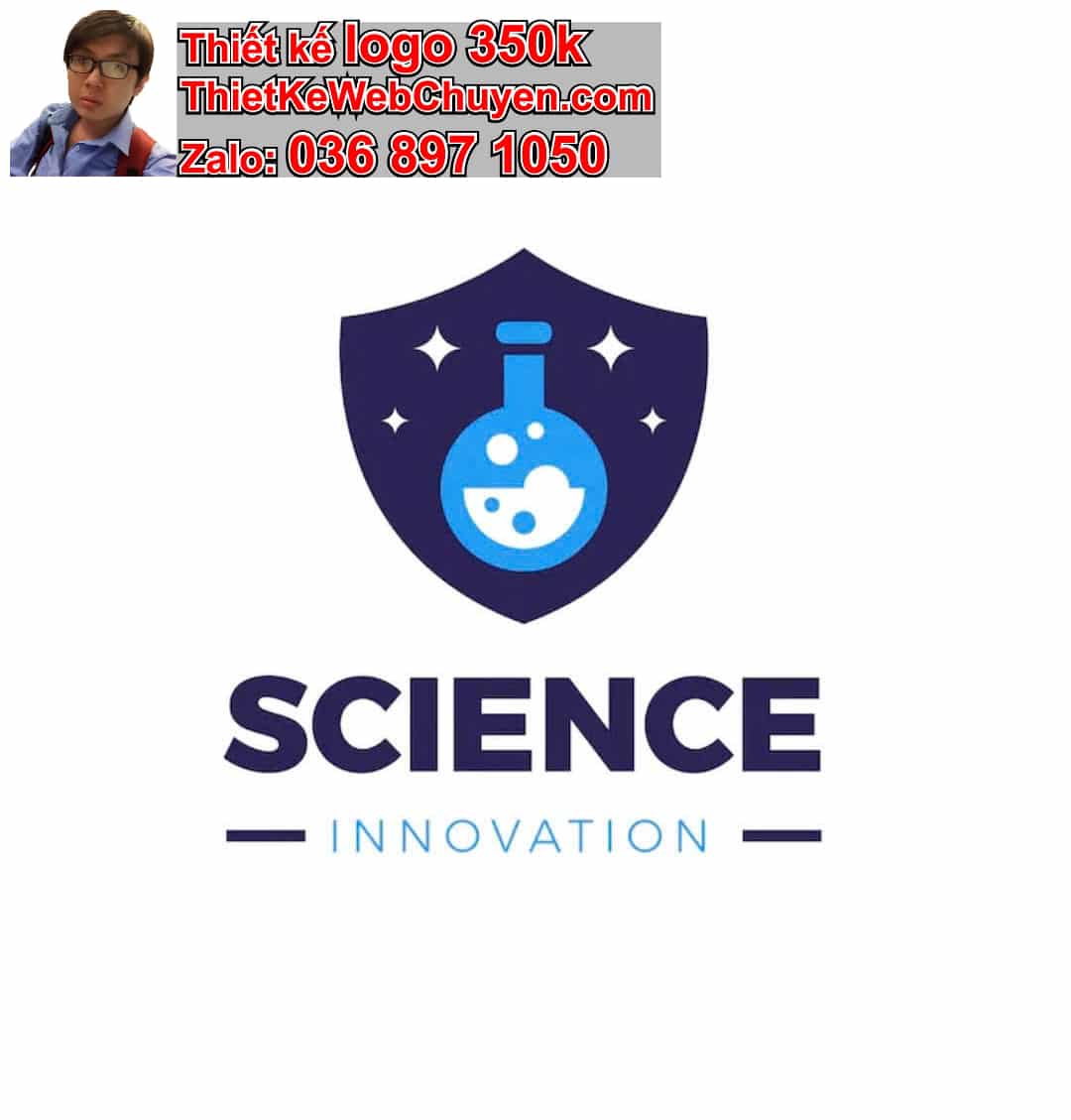 Thiết kế logo online hóa chất 