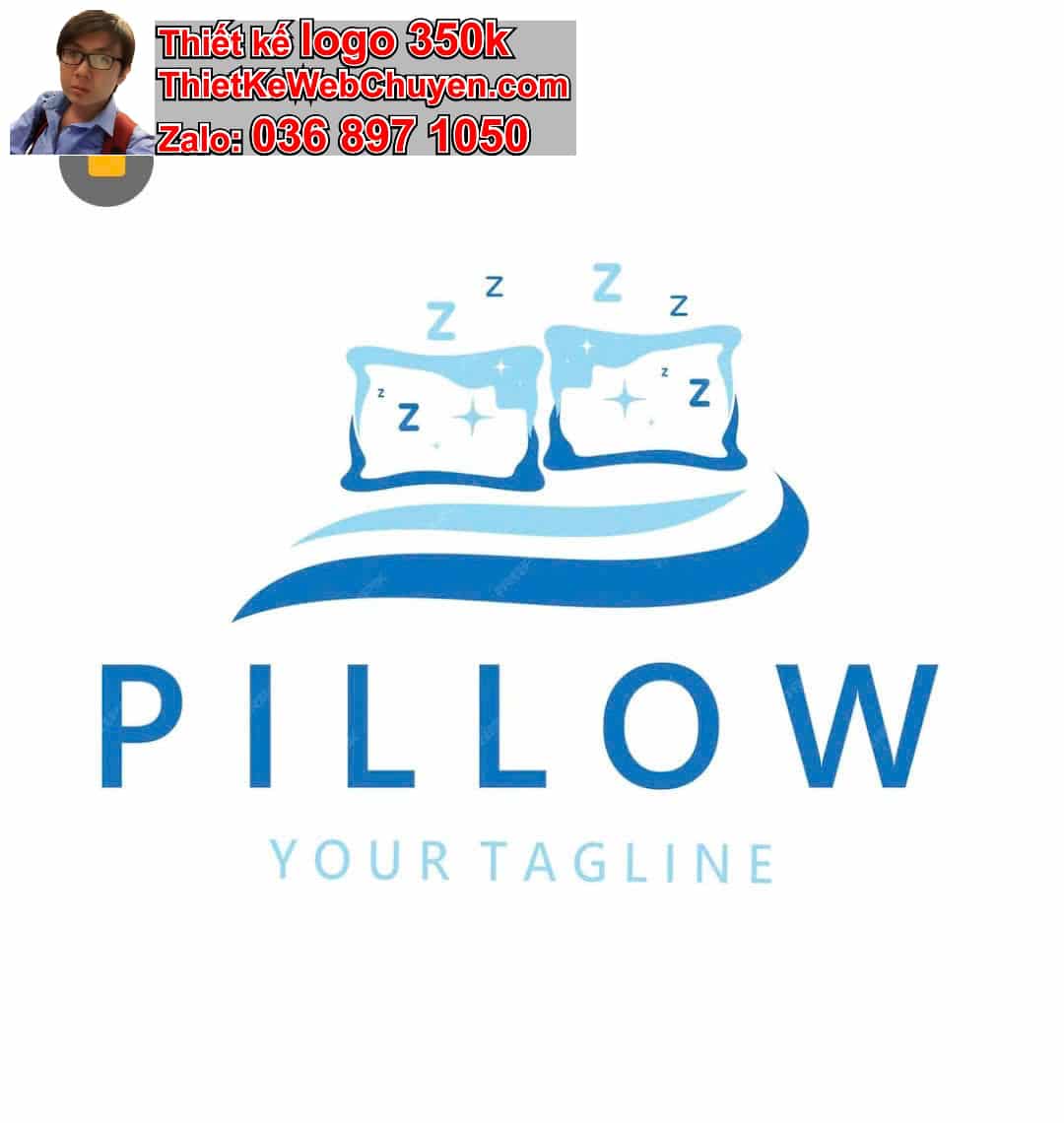 Thiết kế logo online nệm 