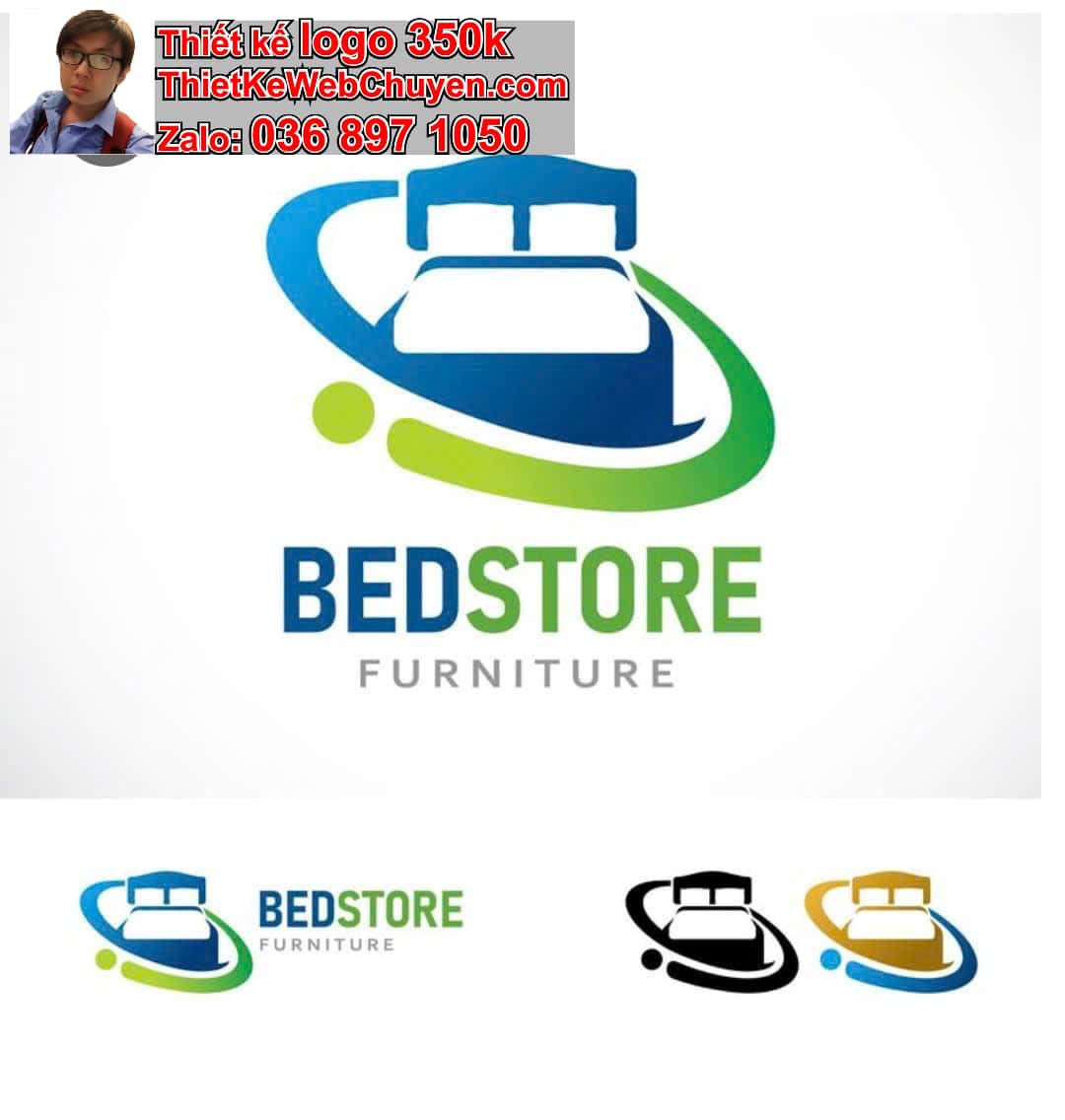 Thiết kế logo online nệm 