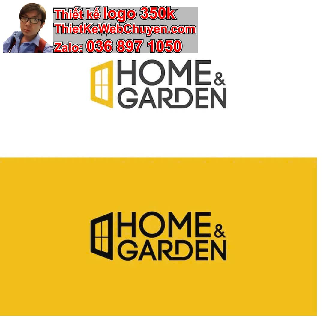 Thiết kế logo online nhôm kính