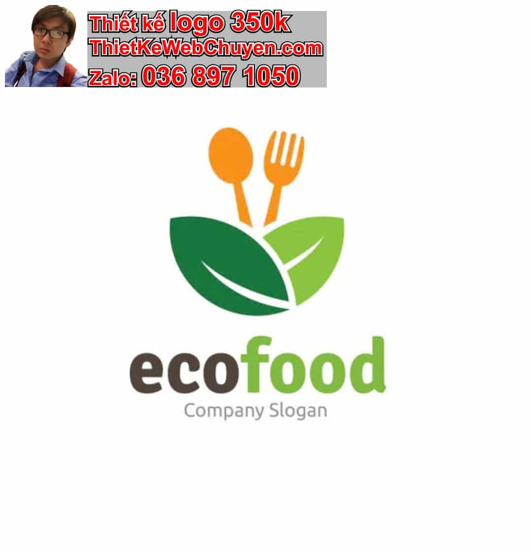 Thiết kế logo online thức ăn