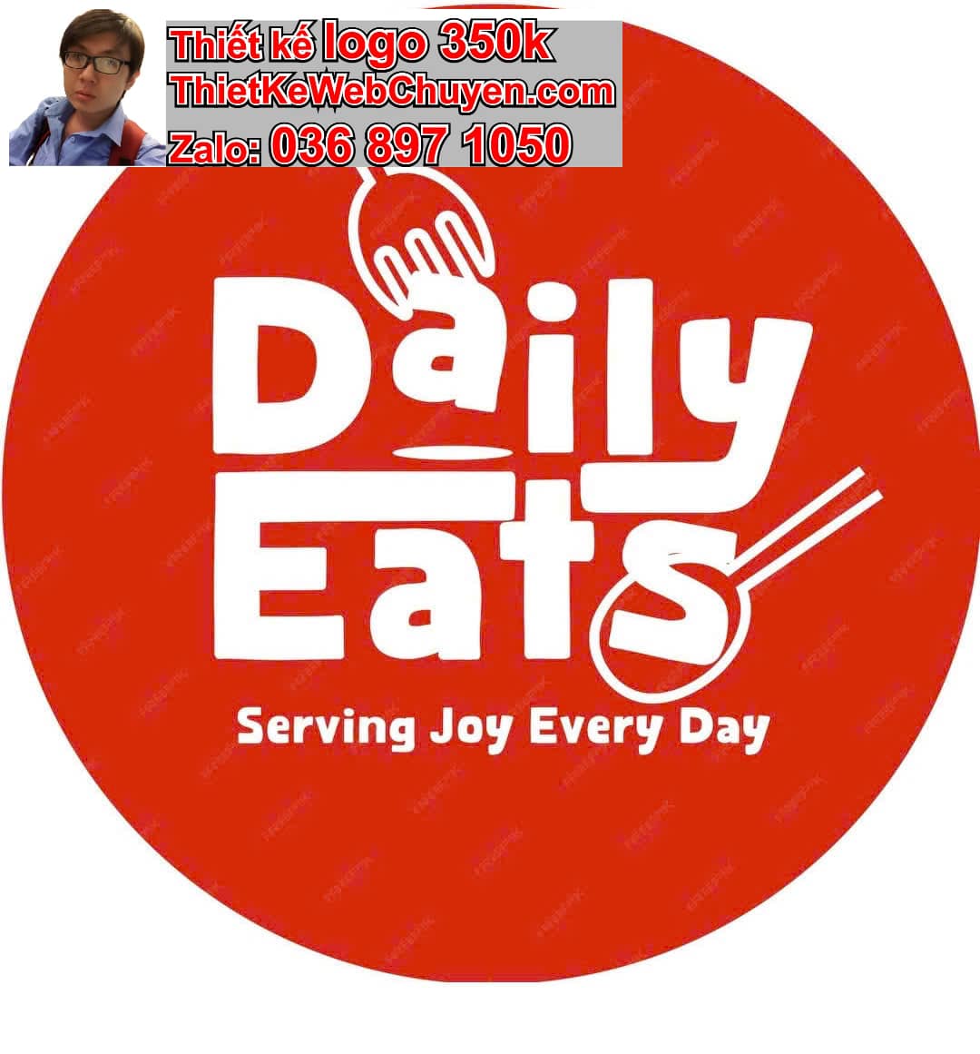 Thiết kế logo online thức ăn