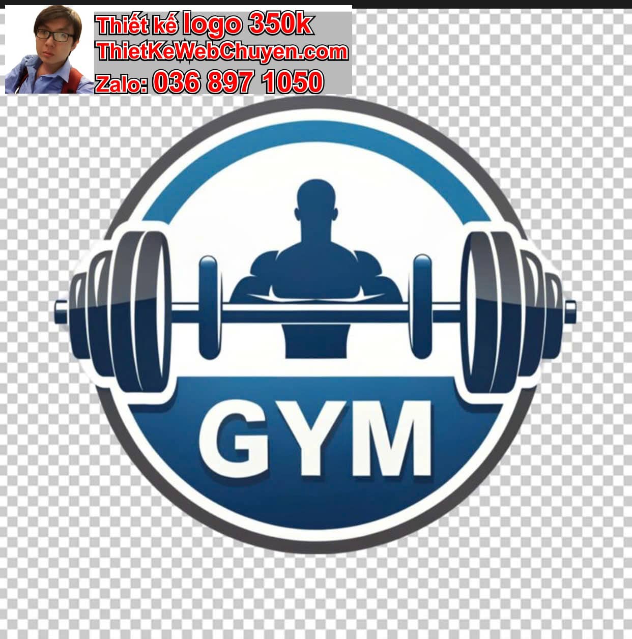 Thiết kế logo online phòng tập gym