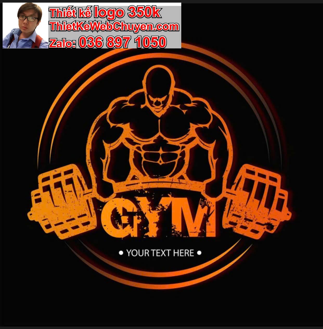 Thiết kế logo online phòng tập gym