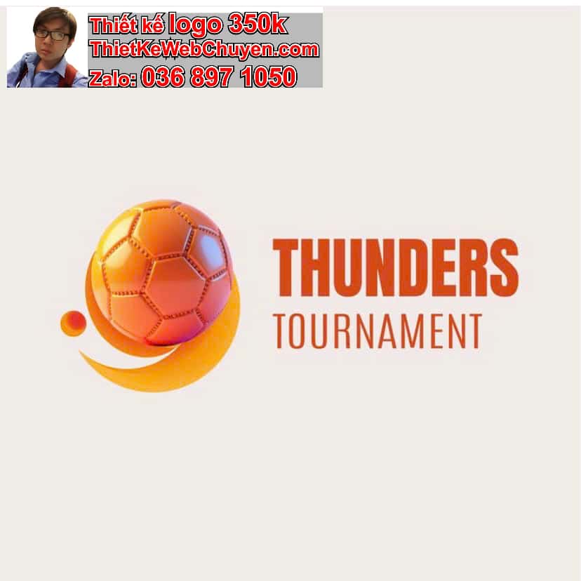 Thiết kế logo online quả bóng