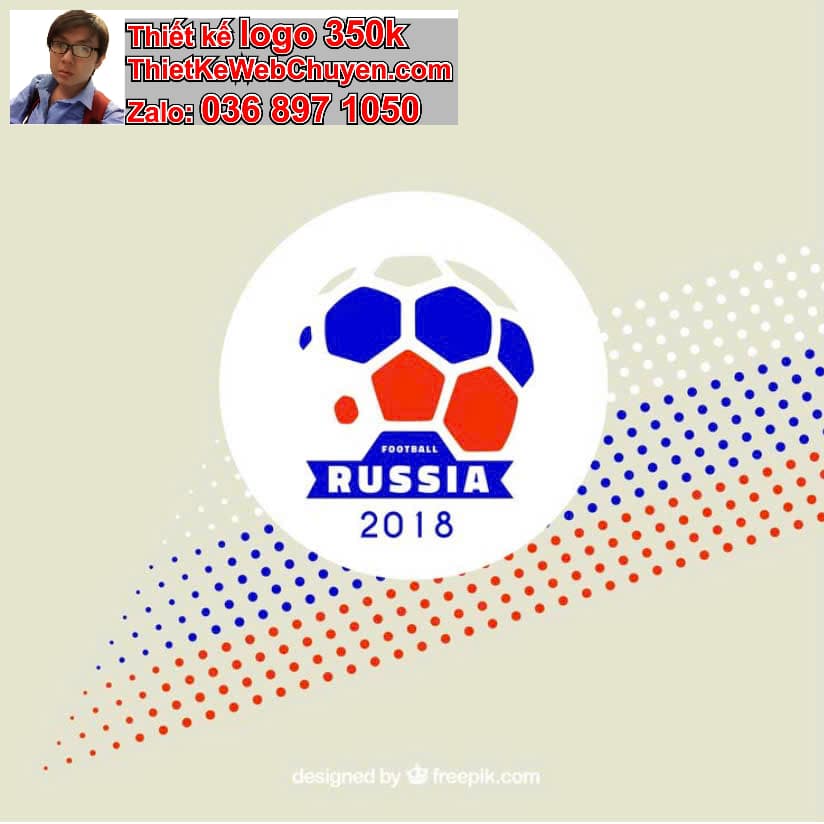 Thiết kế logo online quả bóng