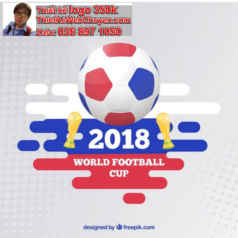 Thiết kế logo online quả bóng