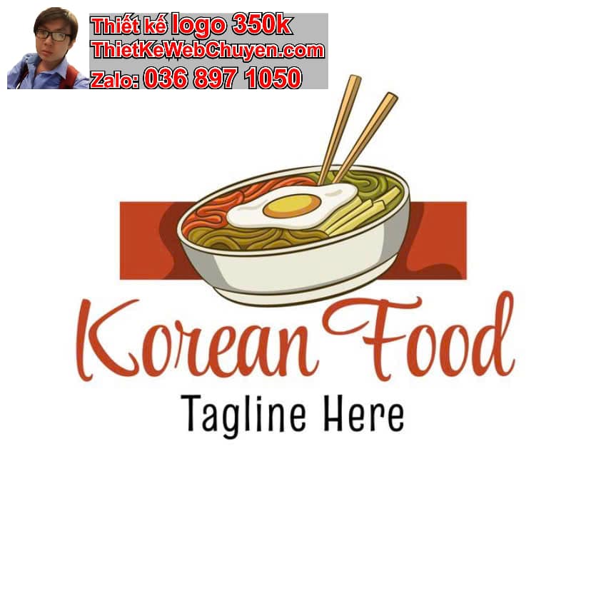 Thiết kế logo online quán bún 