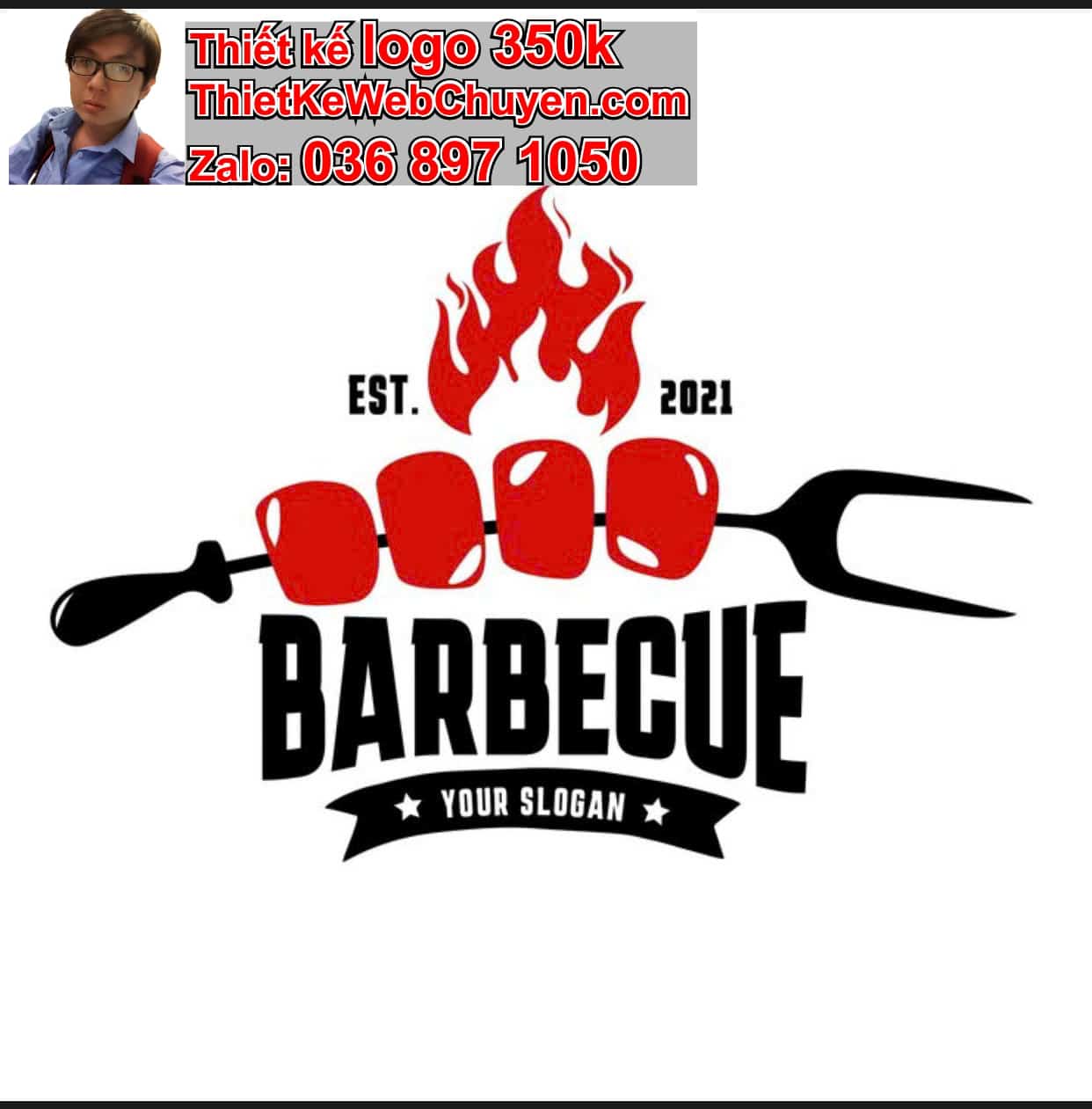 Thiết kế logo online quán lẩu nướng