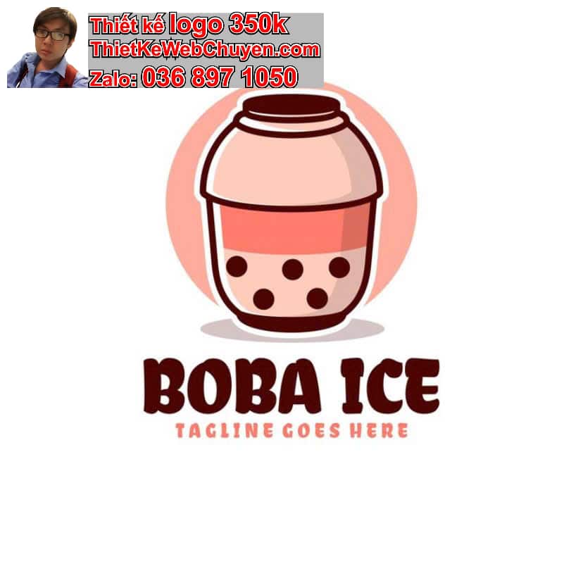 Thiết kế logo online quán trà sữa