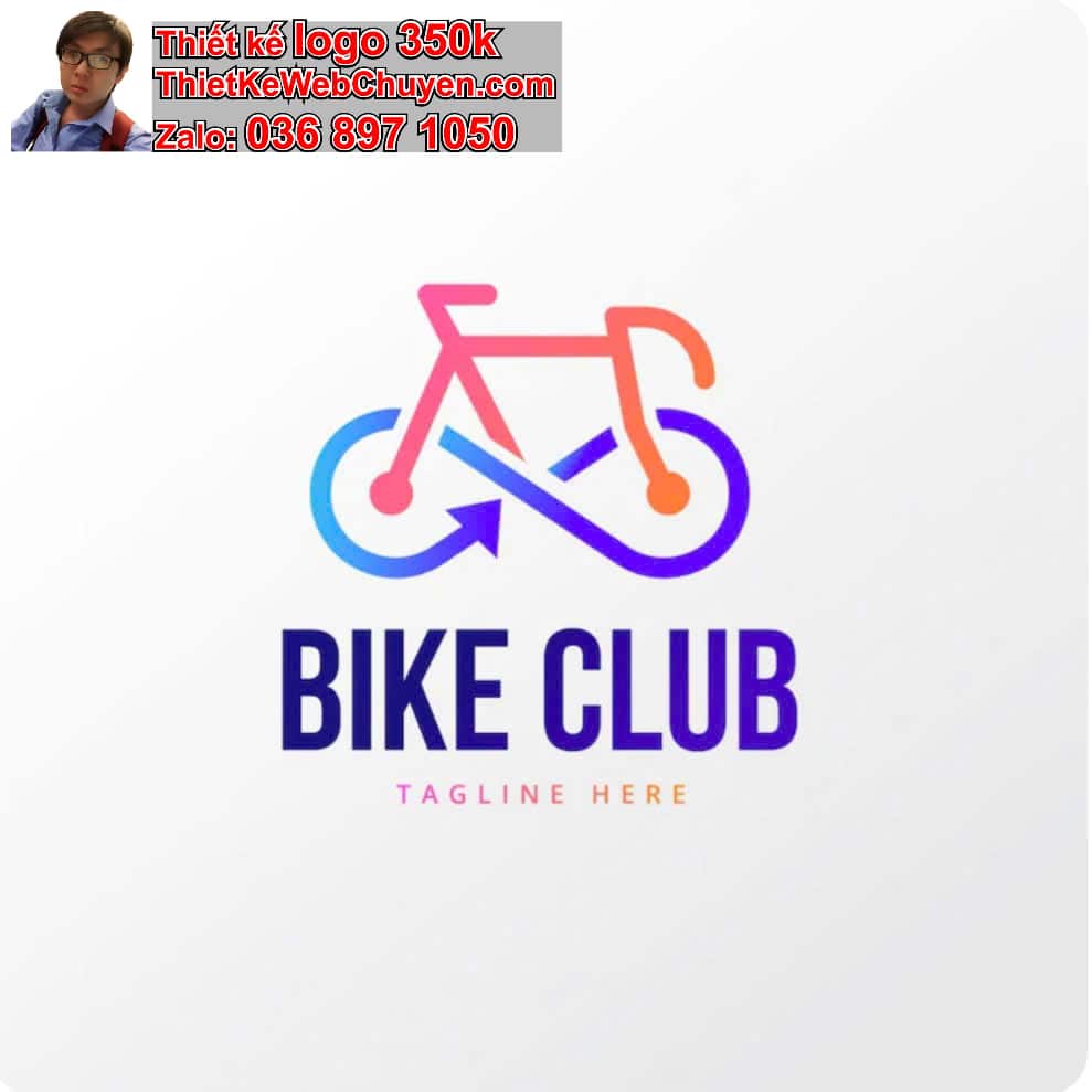 Thiết kế logo online shop bán xe đạp