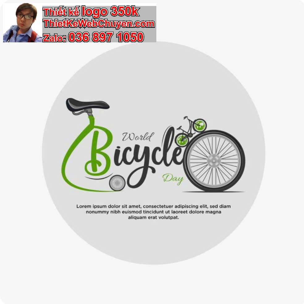 Thiết kế logo online shop bán xe đạp
