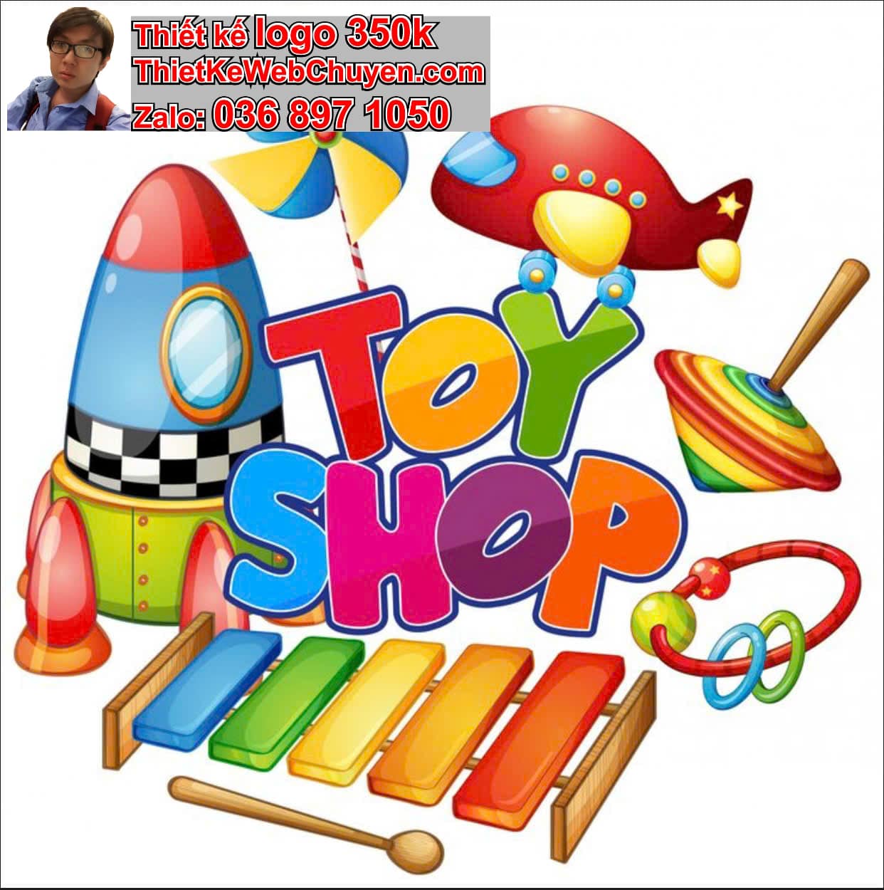 Thiết kế logo online shop đồ chơi