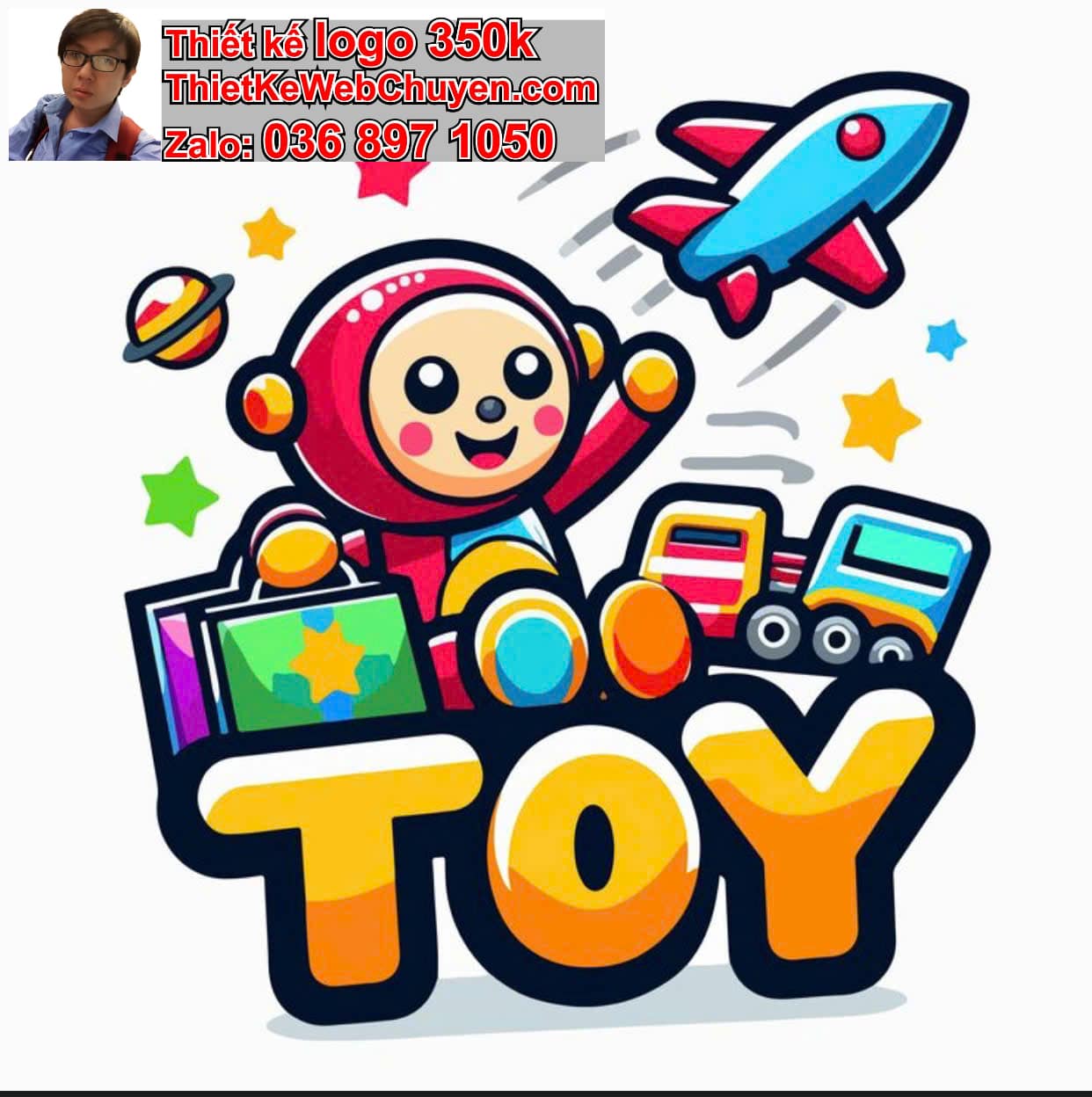 Thiết kế logo online shop đồ chơi