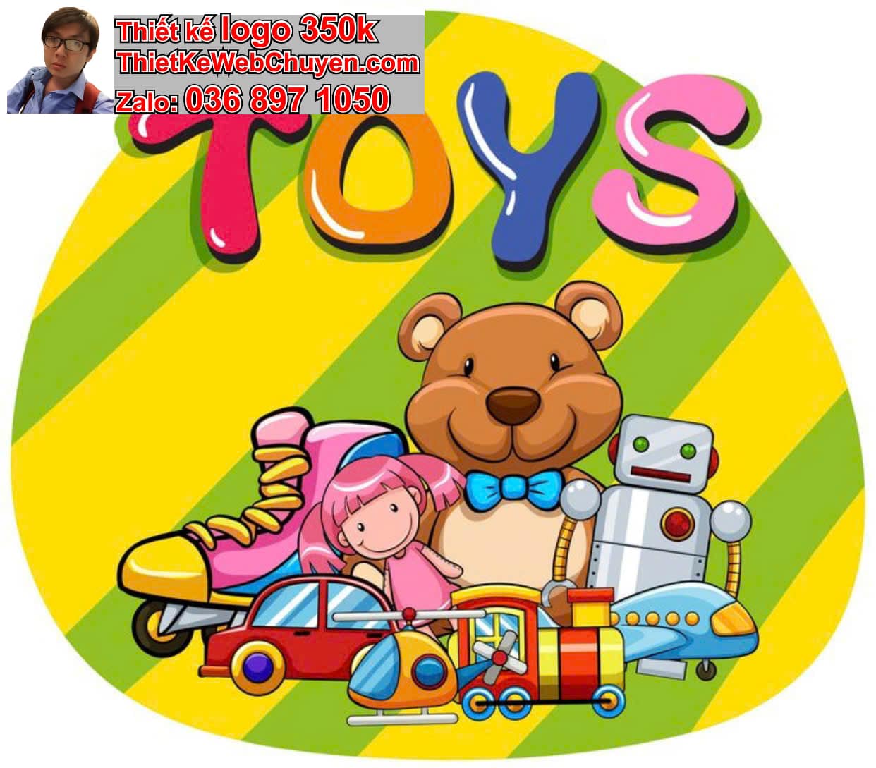 Thiết kế logo online shop đồ chơi