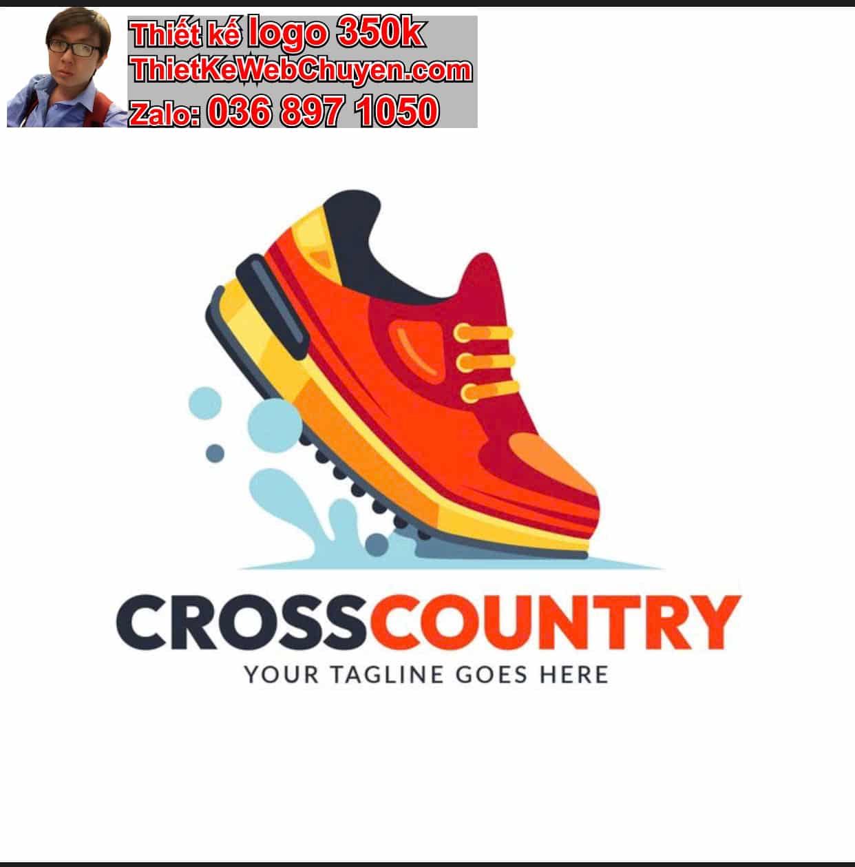 Thiết kế logo online shop giày 