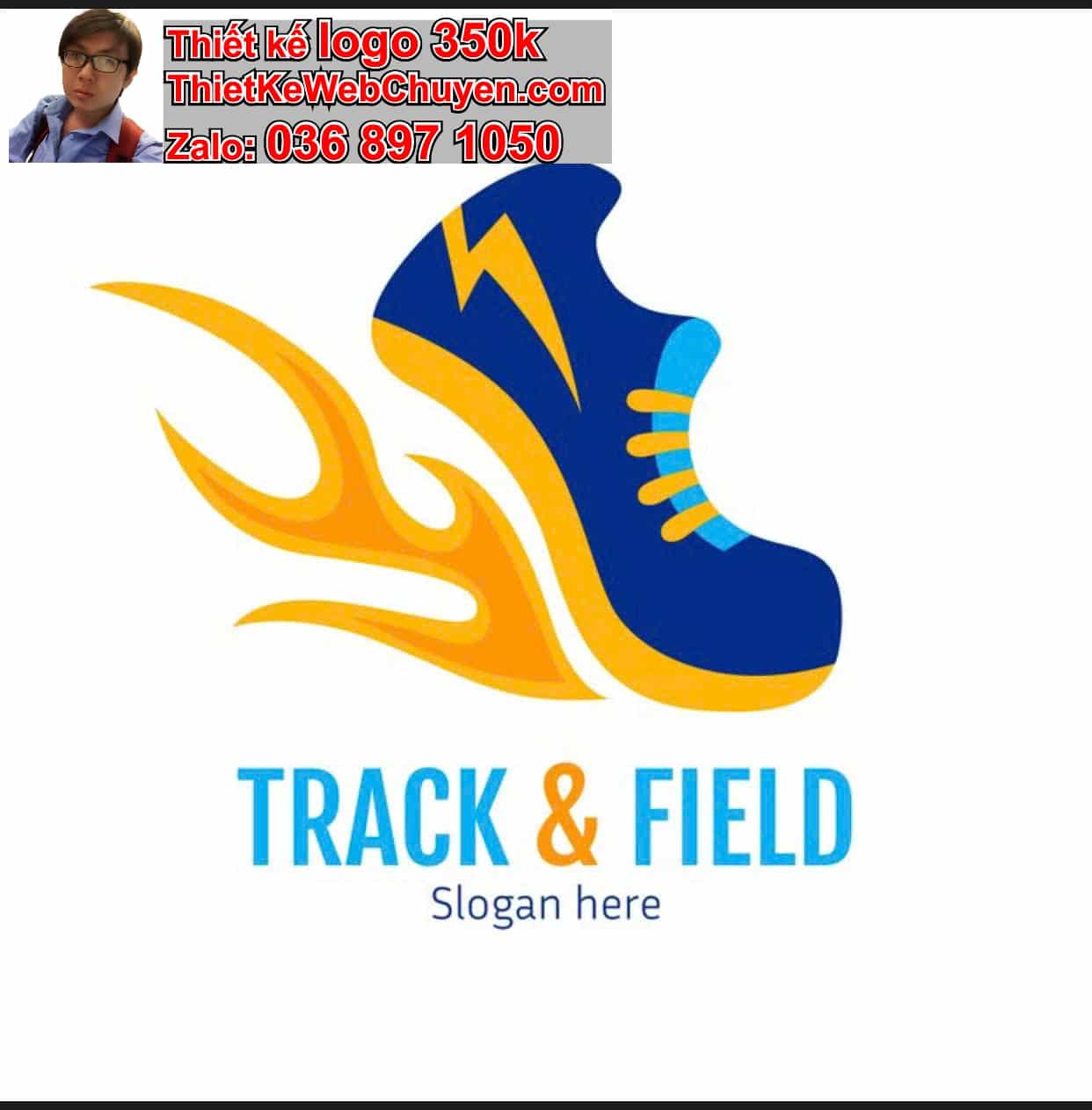 Thiết kế logo online shop giày 