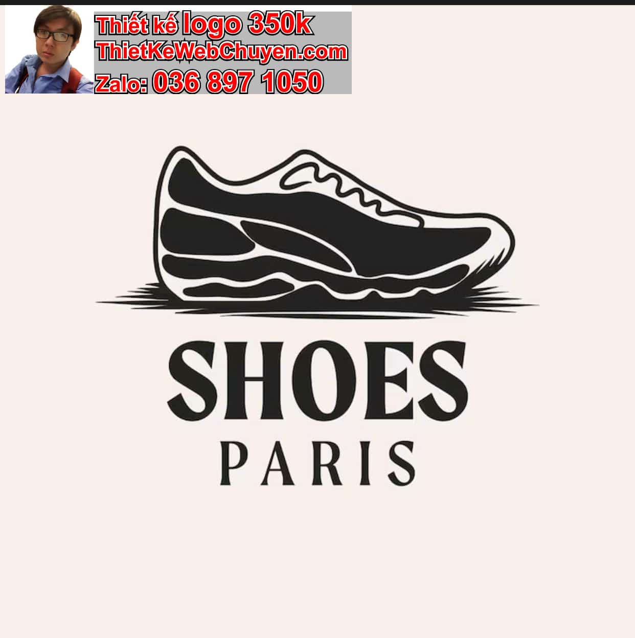 Thiết kế logo online shop giày 