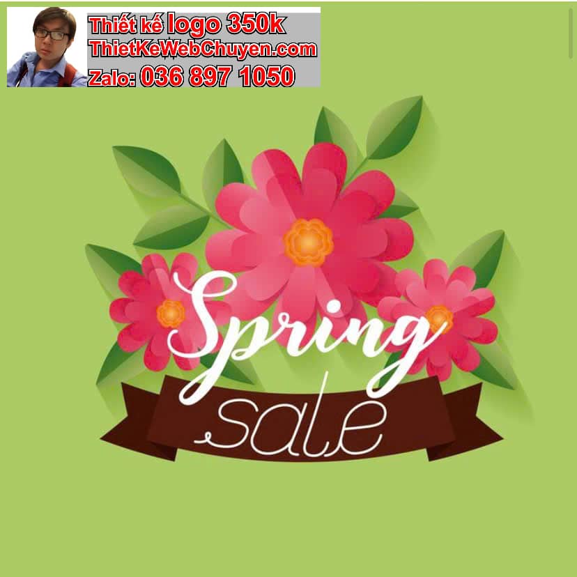 Thiết kế logo online shop hoa tươi 