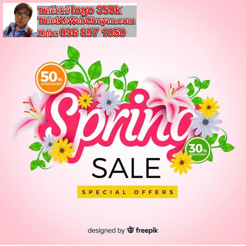 Thiết kế logo online shop hoa tươi 