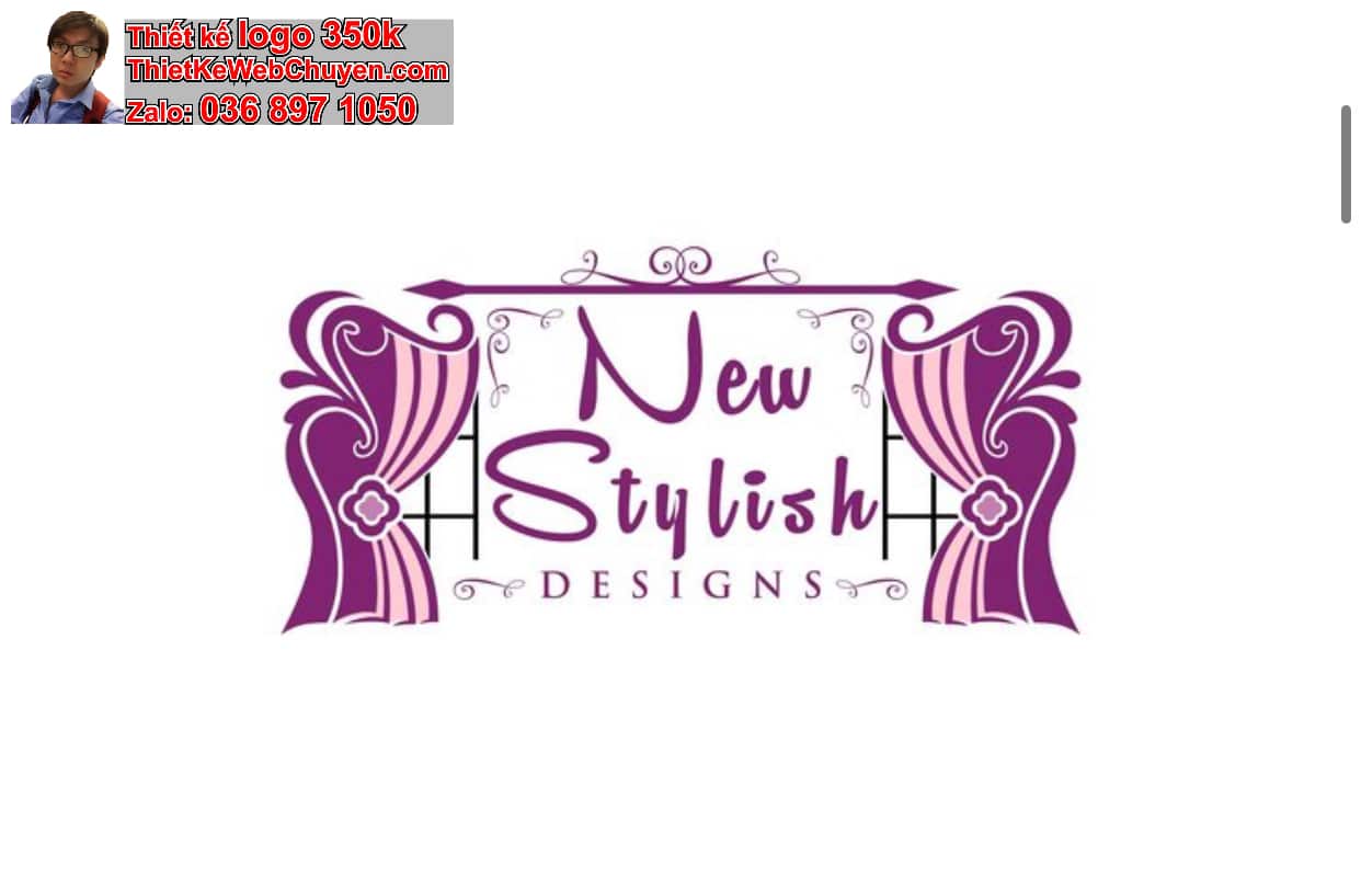 Thiết kế logo online shop rèm cửa