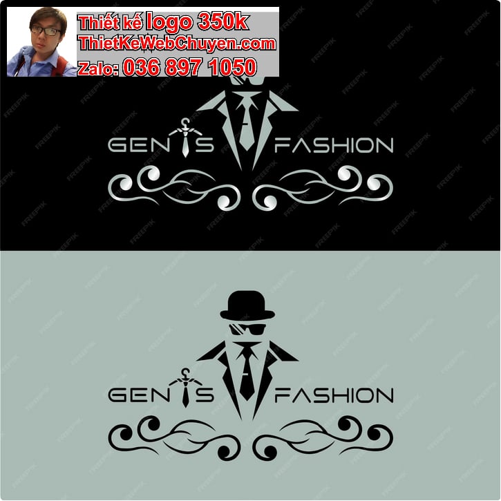 Thiết kế logo online shop thời trang nam