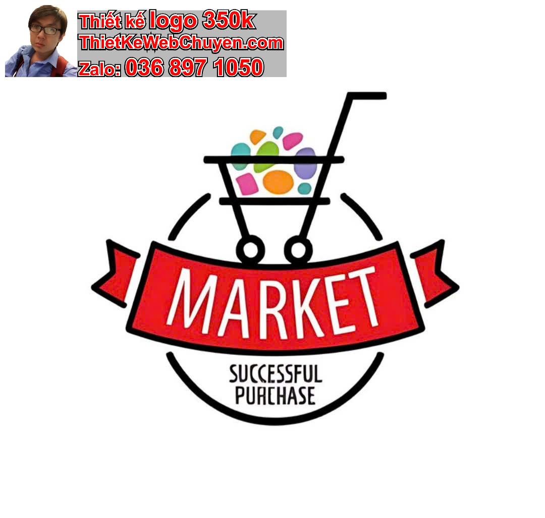 Thiết kế logo online siêu thị mini 