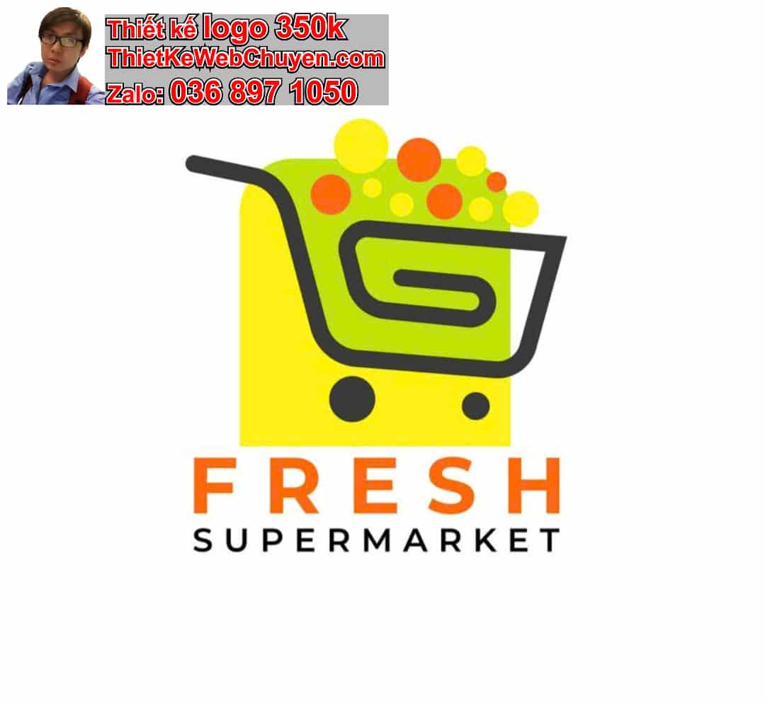 Thiết kế logo online siêu thị mini 
