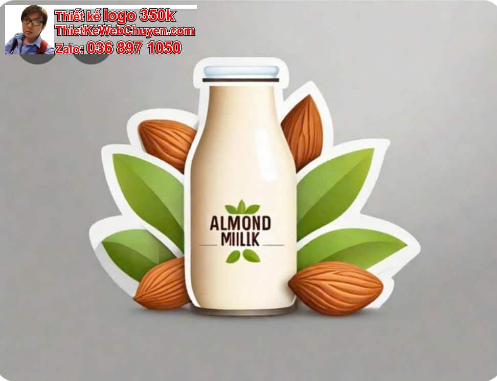 Thiết kế logo online sữa hạt 