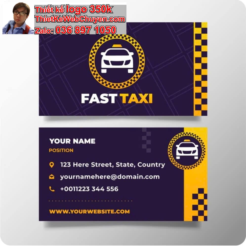 Thiết kế logo online taxi đẹp 