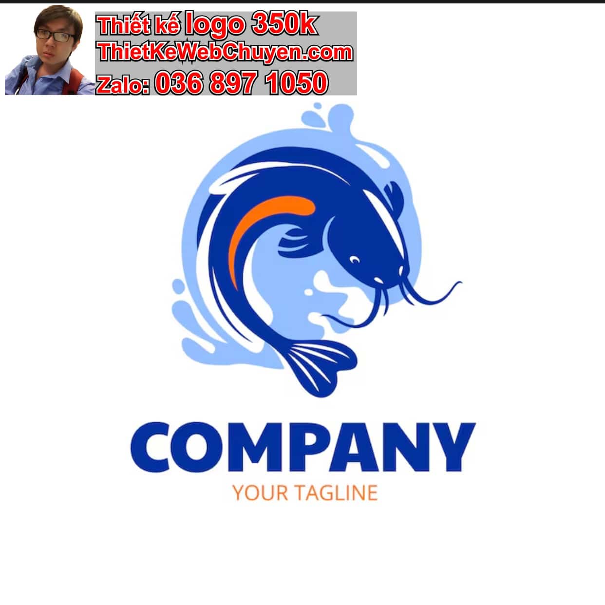 Thiết kế logo online thủy sinh cá cảnh
