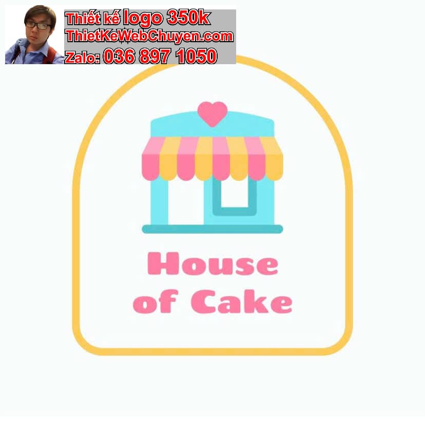Thiết kế logo online tiệm bánh kem 