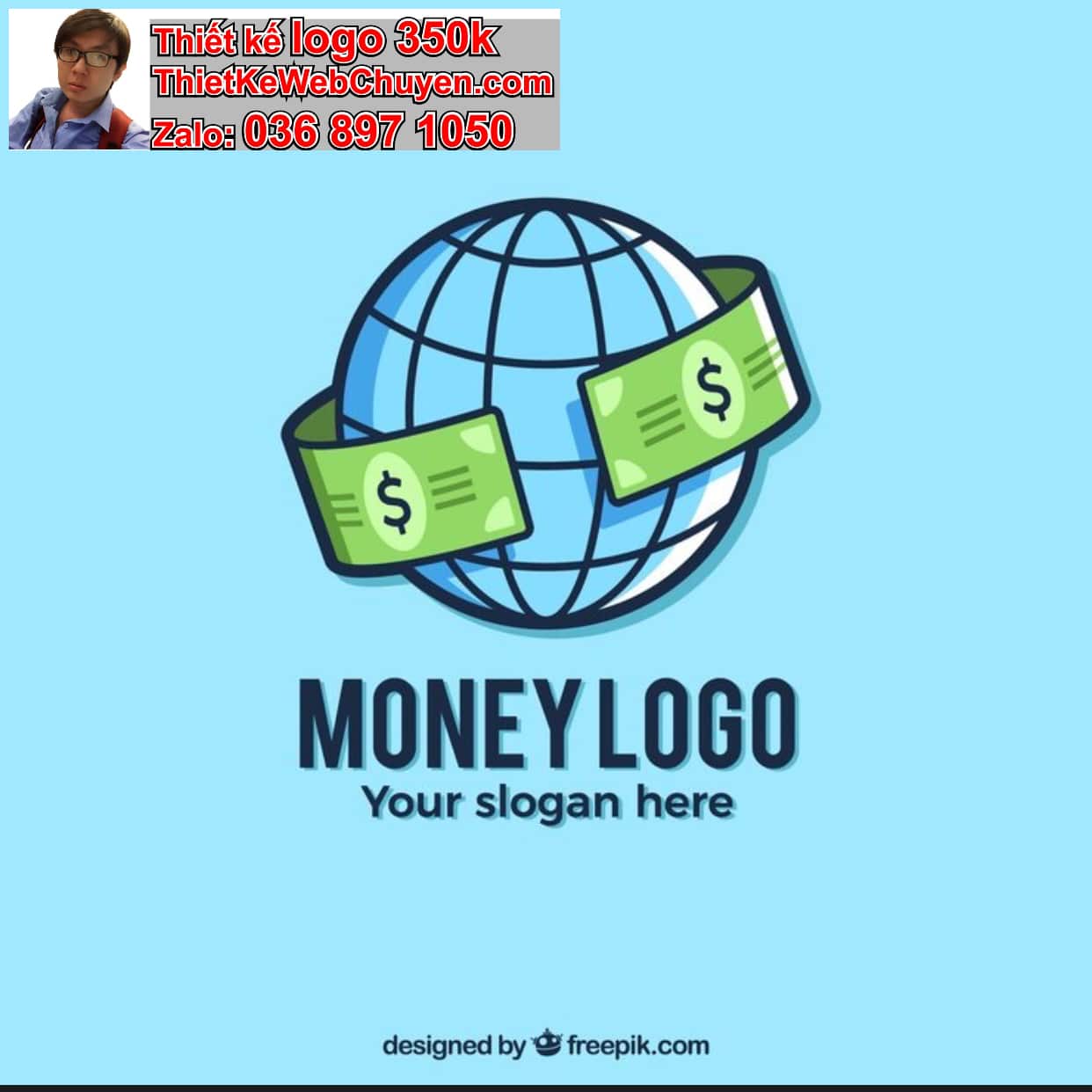 thiết kế logo online tiền ảo