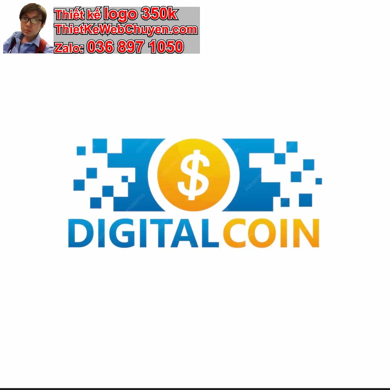 thiết kế logo online tiền ảo