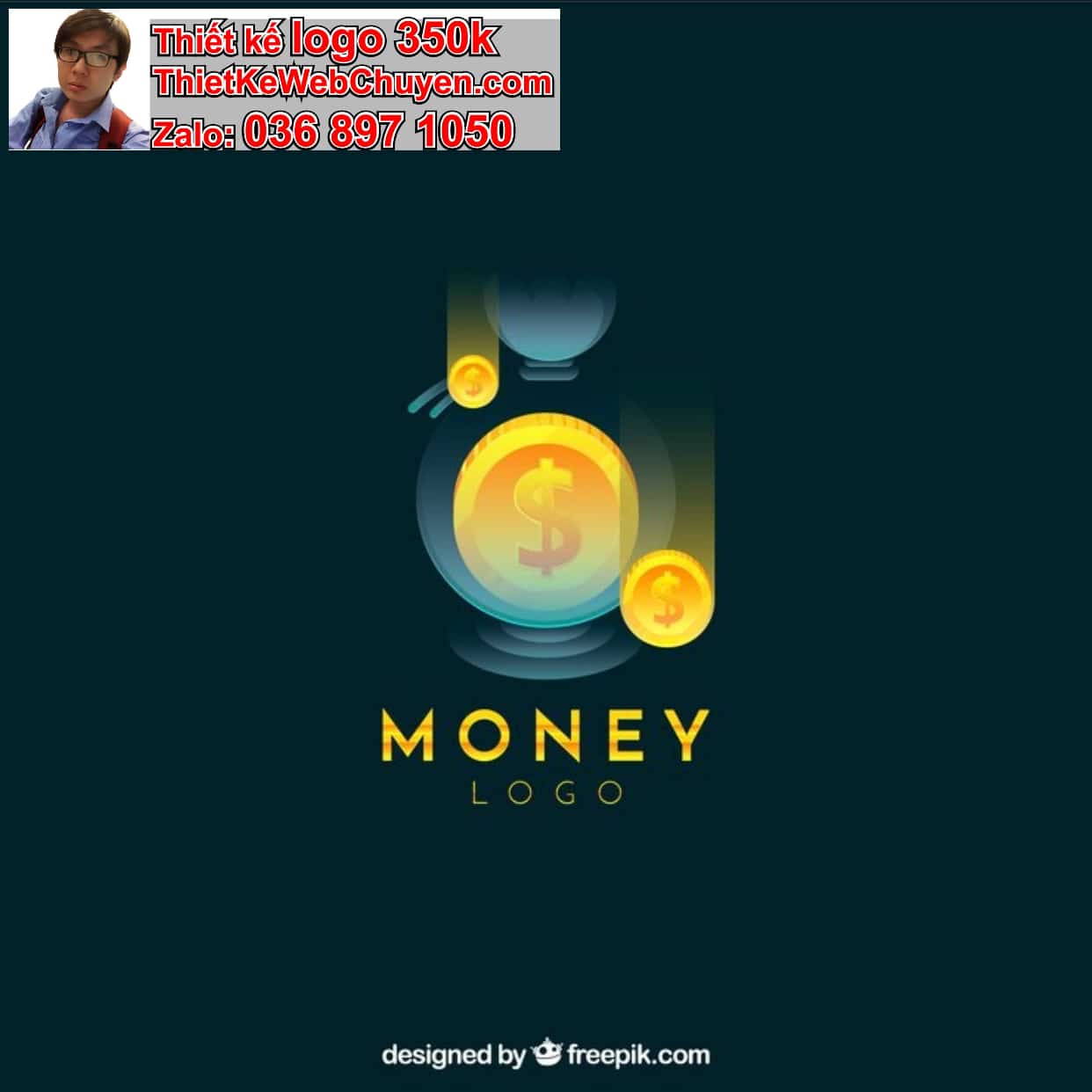 thiết kế logo online tiền ảo