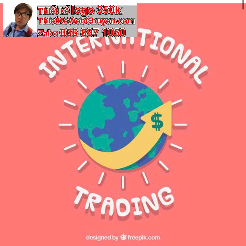 Thiết kế logo online trái đất địa cầu